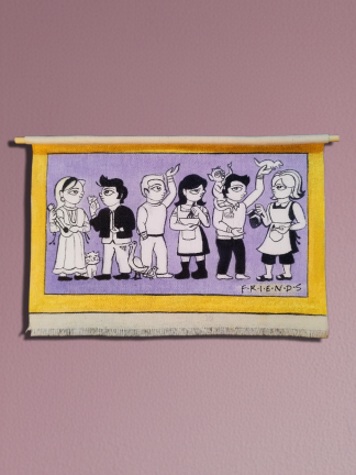 Phad inspired- Friends- Medium scroll