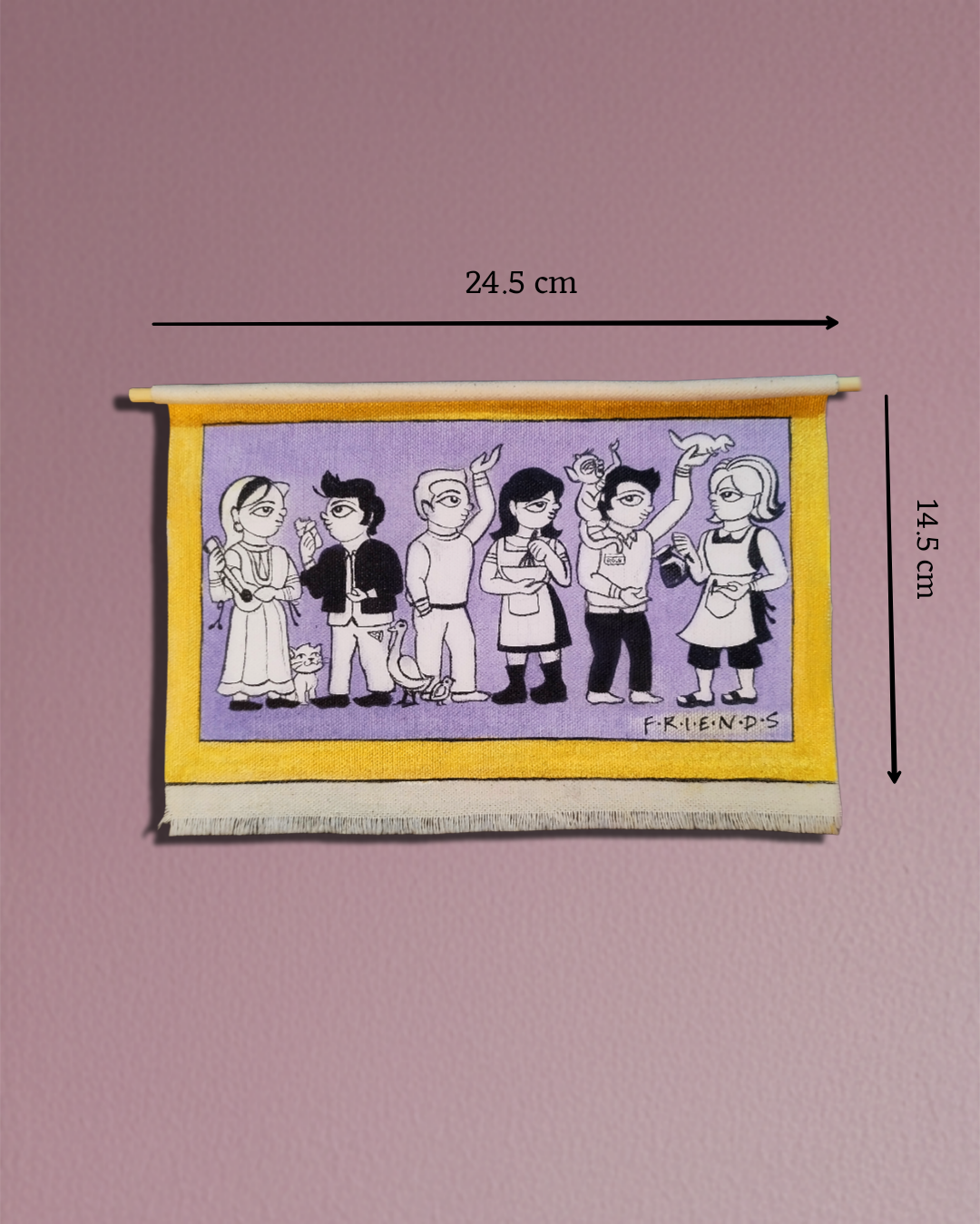 Phad inspired- Friends- Medium scroll - Image 3