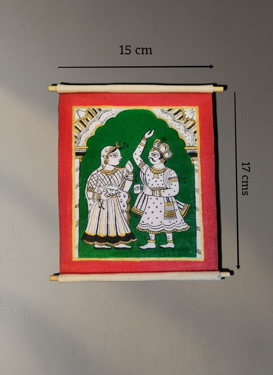 Phad inspired- Pizza and coffee- Small scroll - Image 3