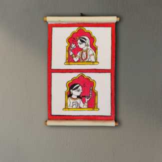 1000245575 Phad inspired- Women- Mini Scroll