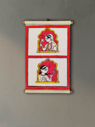 Phad inspired- Women- Mini Scroll