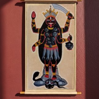 1000246343 Kalighat inspired- Maa Kali- Small scroll