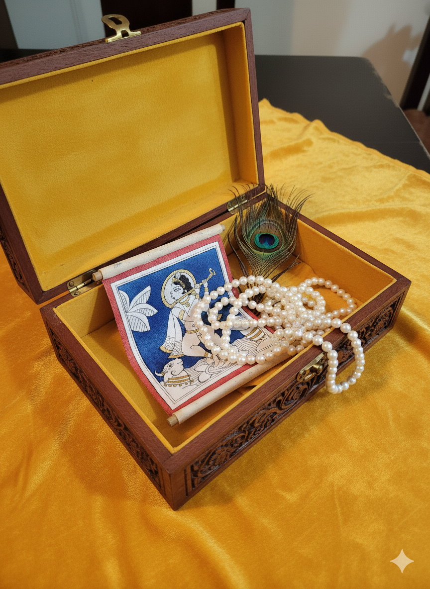 Phad inspired- Mini Scroll- Krishna - Image 3