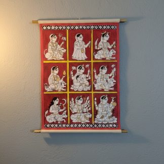 IMG_20250921_020025 Phad inspired- Medium scroll- Navdurga