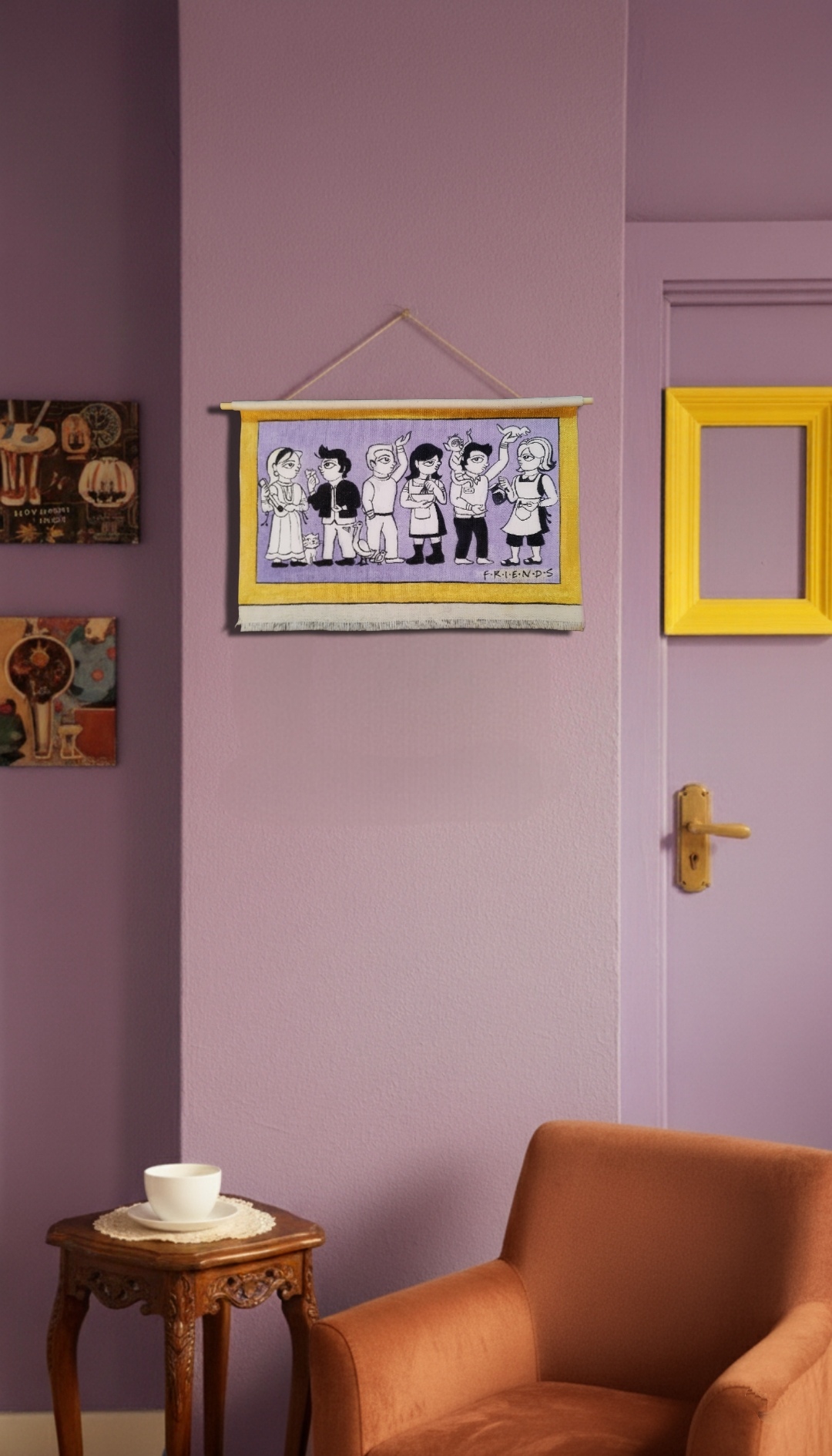 Phad inspired- Friends- Medium scroll - Image 2