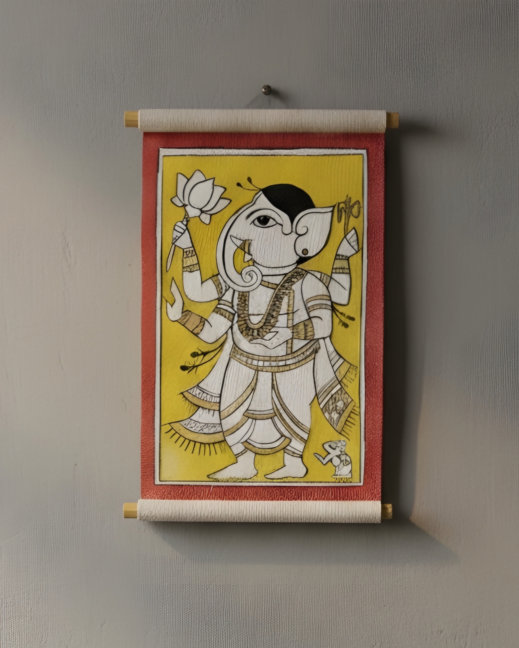 Phad inspired- Mini scroll- Ganesha
