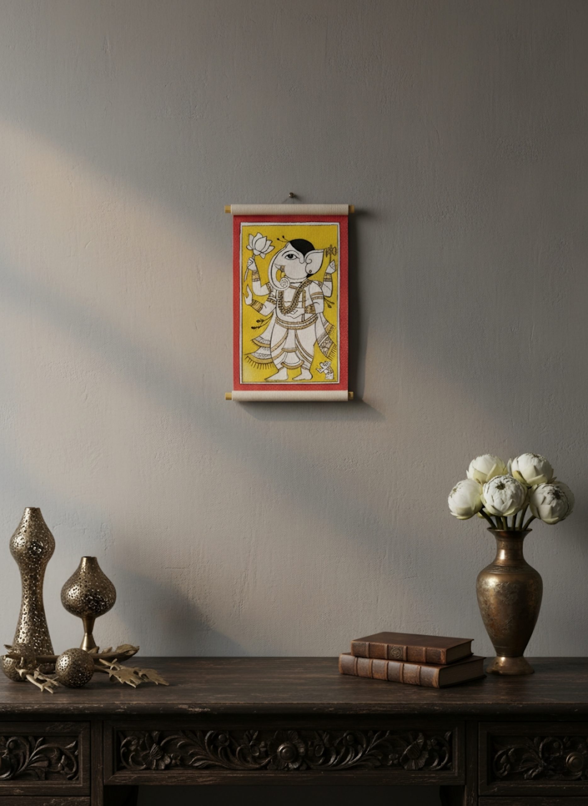 Phad inspired- Mini scroll- Ganesha - Image 3