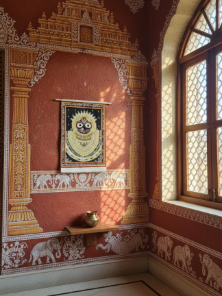 Pattachitra inspired- Lord Jagannath scroll