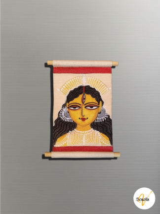 Fridge magnet- Kalighat inspired mini scroll