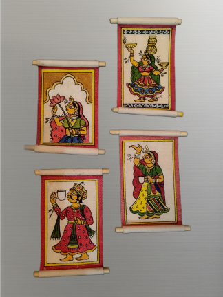 Fridge magnets - Phad inspired mini scrolls