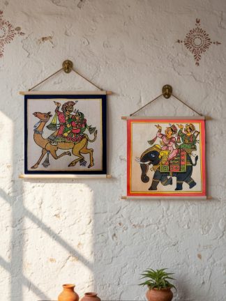 Phad inspired scroll- Elephant